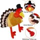 thumbnail image 3 of Sombrero divertido de pata de pollo para carnaval, decoración de Navidad, Acción de Gracias, sombrero de pavo para adultos, gorra festiva para fiesta, 3 of 5