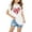 White, variant on Spazoro Kids Girls T-Shirts Tee, Summer Crew Neck Short Sleeve Love Printed Basic Casual Tops for Child Girls Black Size 3 T