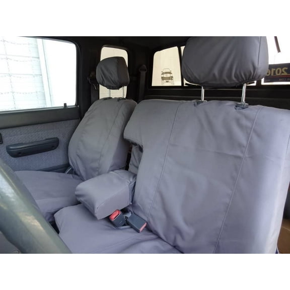 T772 1995-2000 Toyota Tacoma Front 60/40 Split Exact Fit Seat Covers Gray Endura