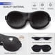 thumbnail image 5 of Paquete de 3 máscaras para dormir, contorneadas en 3D mejoradas, 100 % opacas para dormir con correa ajustable, cómodas y suaves vendas nocturnas para hombres y mujeres, 5 of 5