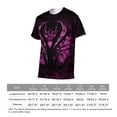 thumbnail image 6 of LAOLIUSN Men's Pink Deer Graphic T Shirt, Antler Hunting Camo Tee, Wildlife All Over Print Crew Neck Short Sleeve Shirt, S-4XL, 6 of 7