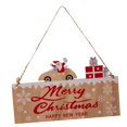 thumbnail image 1 of Joyeux Noël Panneau de Porte avant Fournitures de Fête Plaque Suspendue de Noël B, 1 of 9