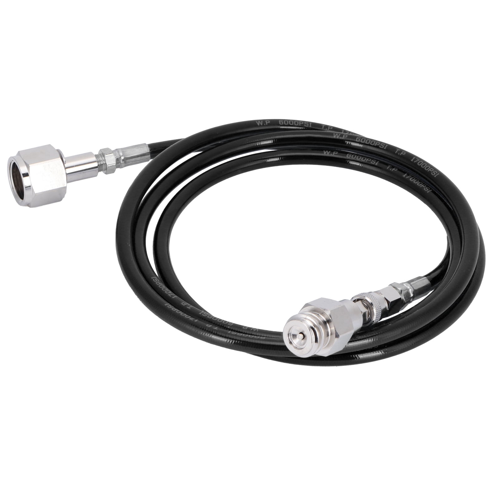 CO2 Cylinder External Hose, Soda Hose 2m Stainless Steel Soda Hose G5/8