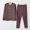 Coffee, variant on Juslio Mens Pajama Sets Button Fashion Homewear Long Sleeved Tops Cardigans and Pants 2-Piece Matching Pajamas Sets L