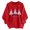 5-Red, variant on IWRICH Christmas Sweatshirts for Women Merry Christmas Plaid Pullover Sweatshirts Holiday Vacation Graphic Tees Tops 7-Red XL