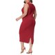 thumbnail image 3 of Vestido de verano sin mangas de talla grande para mujer Agnes Orinda, vestido de cóctel ajustado con escote cuadrado, vestido de tanque 4X burdeos, 3 of 6