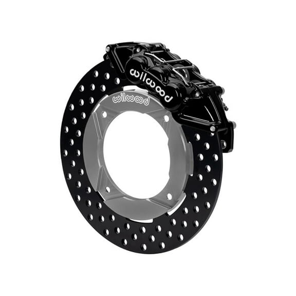 Wilwood 140-16626-D Front UTV6 Big Brake Kit with Black Calipers and Drilled Rotors, Compatible with 2019-up Honda Talon 1000"