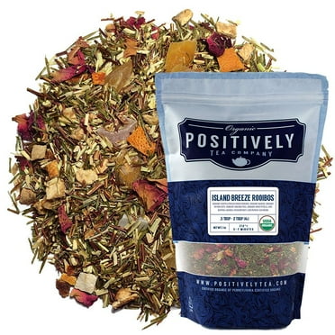 Positively Tea's Organic Island Breeze Rooibos Tea, Loose Leaf, 1 Pound Bag