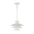 thumbnail image 2 of Trade Winds Lighting 1-Light Pendant Light In White, 2 of 6