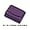 1-PCS- PURPLE, variant on Slim Wallet for Women, Credit Card Holder RFID Blocking 6 Card Slots Leather Mini Credit Card Wallet Purse with Coin Pocket