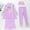 Purple2, variant on YANGXINX Girls Long Sleeve Swimwear 2 Piece Rash Guard Long Sleeve Swimsuit with UPF Sun for Toddler Kid and Youth girl's swimwear