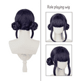 thumbnail image 5 of Suitable for stage performances, anime style Girls Wig with Bangs and Double Buns braid wig Natural-Looking for Kids & Teens, 5 of 10