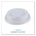 thumbnail image 3 of Boardwalk Hot Cup Lids, Fits 8 oz Hot Cups, White, 50/Sleeve, 20 Sleeves/Carton, 3 of 7