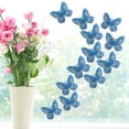 thumbnail image 5 of KDJ 24PCS 3D Frosted Glitter Butterfly Wall Stickers Party Background Decorations - for Home Decor, 5 of 8