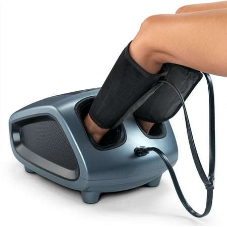 Hammacher Schlemmer Foot Massager Belmint Shiatsu Foot Massager with Air-Bag Massage Pressure and Heel Massage (3 Functions) Upgraded Version Foot Massagers to Massage your Feet and Ankles, Relieves Plantar Fasciitis, Pain & Tension ()