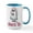 White/Blue Inside, variant on CafePress - Boo'd Up - 15 oz Ceramic Large White Novelty Mug