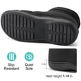 thumbnail image 6 of Ecetana Men Slipper Warm Faux Fur Lined Home Slipper Comfortable Waterproof Slip On Lightweight Shoes, 6 of 7