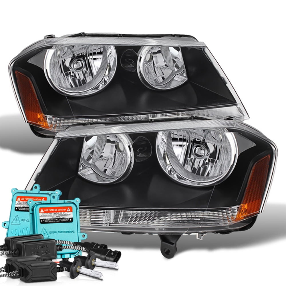 VIPMOTOZ OEStyle Headlight Headlamp Assembly For 20082014 Dodge Avenger, Driver & Passenger