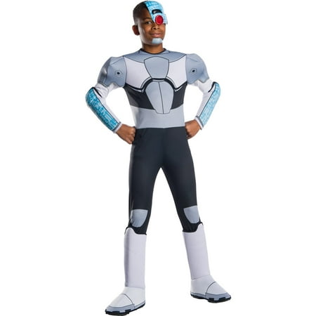 Teen Titans Go Movie Boys Deluxe Cyborg Halloween Costume