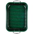 thumbnail image 2 of Brooklyn Steel Co. Retrograde Roaster & Rack, Green, 2 of 5
