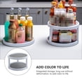 thumbnail image 2 of OULII 1Set Dressing Table Storage Rack for Makeup Organization with Round Design, 2 of 7