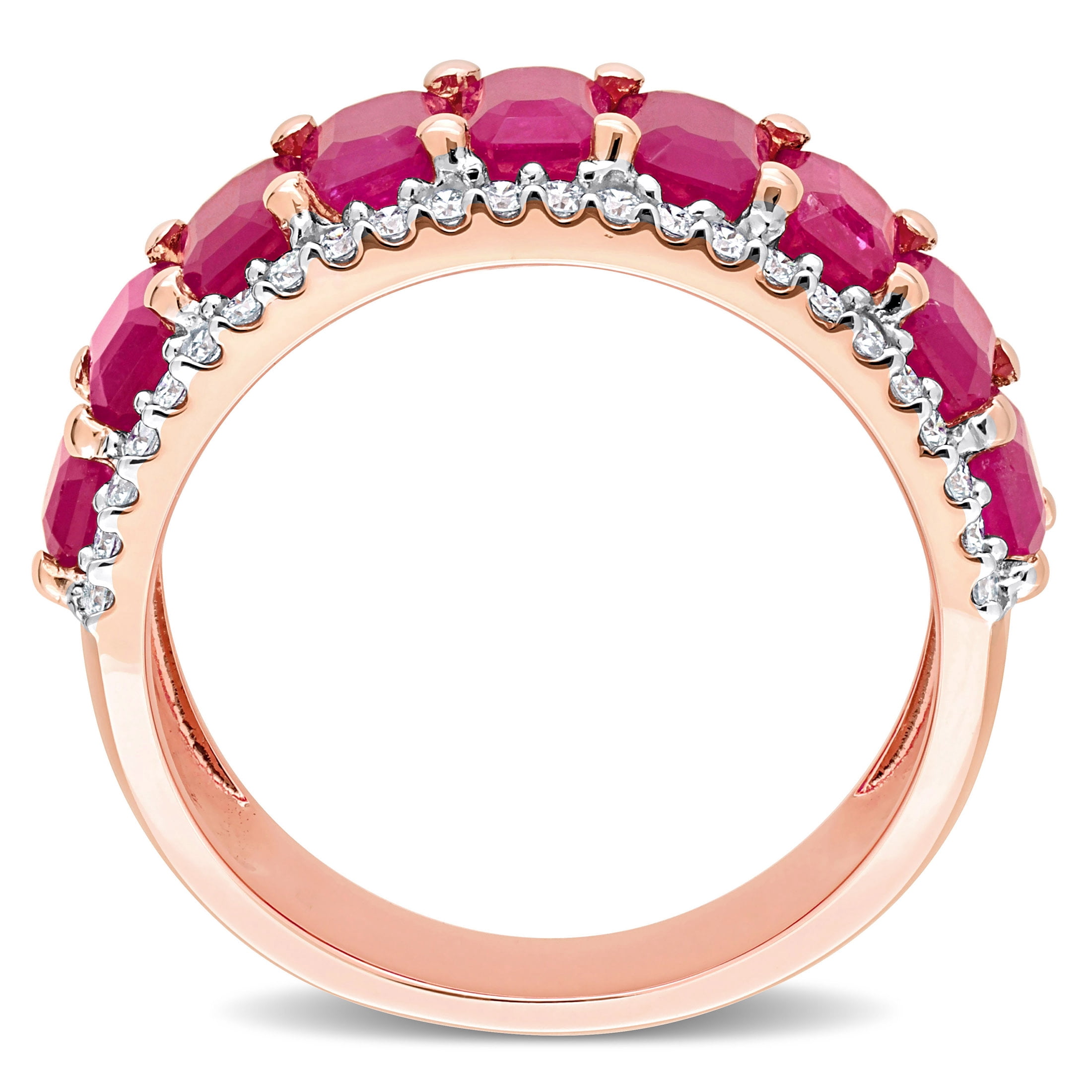 Everly Women's Ruby 14k Rose Gold Ring