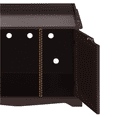 thumbnail image 6 of Renwick Wooden Cat Litter Box Furniture with Door, Espresso, 6 of 9