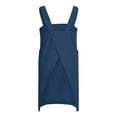 thumbnail image 5 of Clearance Sale!! Women’S Pinafore Square Apron Baking Cooking Gardening Works Cross Back Cotton/Linen Blend Dress with 2 Pockets Apron Pinafore Dress Garden Women Cotton Pinafore Work Dress Bu2 3Xl, 5 of 7