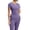 Purple&18#0605A, variant on Short Sleeve T Shirts for Women Quick Dry Fitted Women V Neck T Shirt Basic Casual Yoga Athletic Sports Tunic Tops Blue M