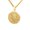 Gold Virgo, variant on PAMTIER Unisex Copper Simple Abstract Unique 12 Constellations Zodiac Sign Special Pattern Crystal Inlay Pendant Horoscope Necklace Taurus