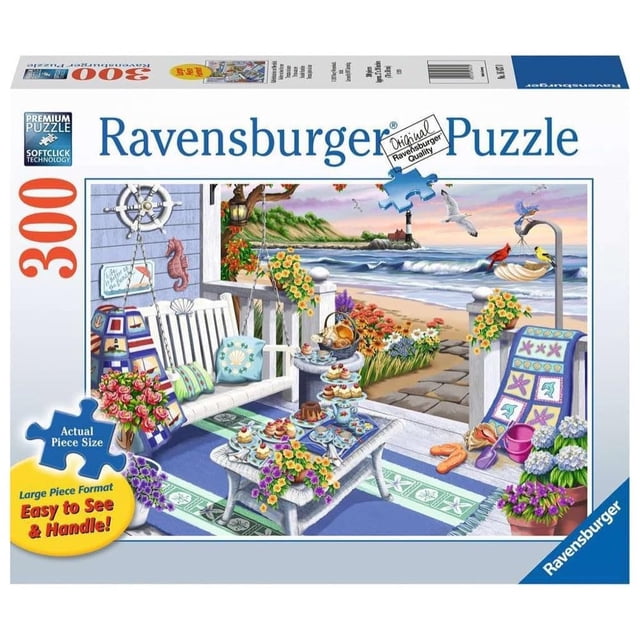 Rompecabezas Ravensburger Cozy Series Seaside Sunshine, 300 piezas