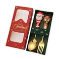 thumbnail image 4 of Juego de tenedores y cucharas navideñas Perfecl de Acero inoxidable 2C, 4 of 8