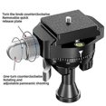 thumbnail image 5 of Portable Aluminum Alloy Inverted Ballhead KA18 Panoramic Camera Tripod, camera accessory., 5 of 5