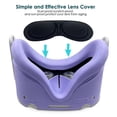 thumbnail image 5 of Couvercle de Protection Poignées de Contrôleur Coque VR Étui en Silicone pour Lentille, 5 of 5