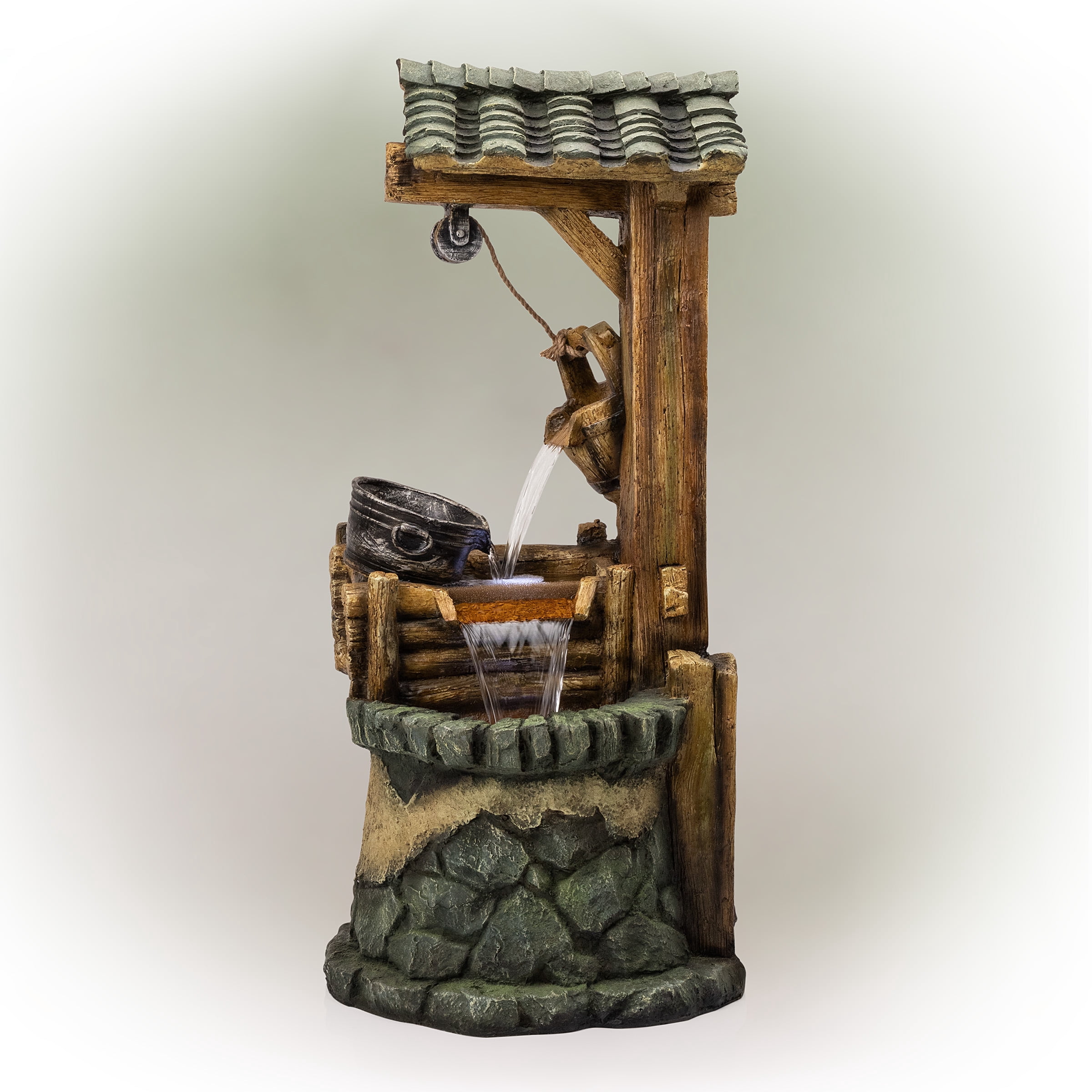 Alpine Corporation Water Well Fountain Fountain