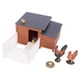 thumbnail image 3 of EeaseMX 1 juego de casa de animales simulada, modelo creativo para niños, juguete DIY, diseño de escena, accesorio, 3 of 7