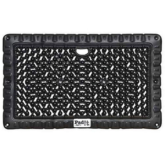 Pad!t by GelPro Portable EVA Foam Stadium Seat Cushion, 11” x 18”, Black
