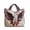 1B- Multicolor, variant on Patriotic Tote Bag for Women, 4th of July Quilted Shoulder Bag for Women, American Flag Daisy Purse with Peace Sign, Large Capacity Travel Canvas Handbag, Perfect Gift