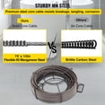 thumbnail image 4 of Cable de limpieza de desagües Sewer Snake Clog, 23 m x 13 mm, VEVOR, 4 of 9