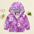 thumbnail image 2 of BAOAOER Infant Rain Jacket Toddler Boys Raincoat Waterproof Boys Girls Lightweight Rain Poncho Cartoon Jacket Windbreaker Zip Up, 2 of 9
