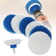 thumbnail image 2 of 7Pcs Cleaning Scouring Scrubber Backing Pad Electric Drill Brush Accessories Set, 2 of 6