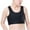 Black, variant on Fashion Compression Chest Binder Women Sleeveless Vest Solid Short Tank Tops