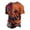 Orange4, variant on Short Sleeve Shirts for Men Crew Neck Halloween Graphic Print Basic Tee Tshirt