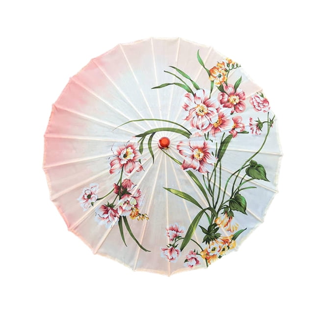 de papel engrasado chino, sombrilla de papel al óleo, arte tradicional, de danza clásica para festivales de música, recitales de Estilo B perfecl Sombrilla de papel engrasado