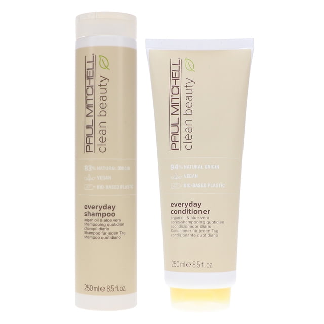 Paul Mitchell Beauty Clean Beauty Champœ 8.5 oz y belleza limpia Acondicionador cotidiano 8.5 oz Paquete combinado Paul Mitchell Paul Mitchell Beauty Clean Beauty Champœ 8.5 oz y belleza limpia Acondicionador cotidiano