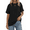 Black, variant on Oversized Tshirts for Women Crew Neck Short Sleeve Tops Summer Casual Basic Tees, S-2XL