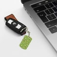 thumbnail image 6 of Goofa Cute Green Frog Printed Rectangular Metal Keychain Bag Charm Floral Charm for Purse Keys Metal Keyring Gift for Women Accessories, 6 of 7
