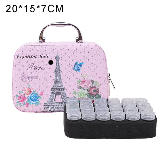 Caja De Almacenamiento De Diamantes Con 24 Ranuras, Contenedores De Almacenamiento De Pintura De Diamantes, Organizador De Accesorios De Pintura De Diamantes De Imitación Bordados De Diamantes Speravity HA021879-00