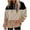 Khaki, variant on Erwazi Womens Fuzzy Hoodies Oversized Pullover Hoodie Cozy Hooded Sweatshirt Patchwork Fleece Hoodies with Pockets