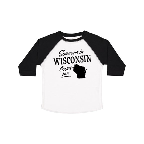 Inktastic Someone in Wisconsin Loves Me Boys or Girls Toddler T-Shirt